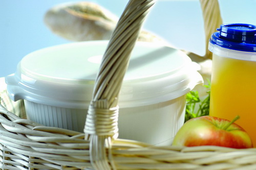 EMSA MICRO FAMILY Mikrowellentopf, 1,5 L in der Farbe weiß.