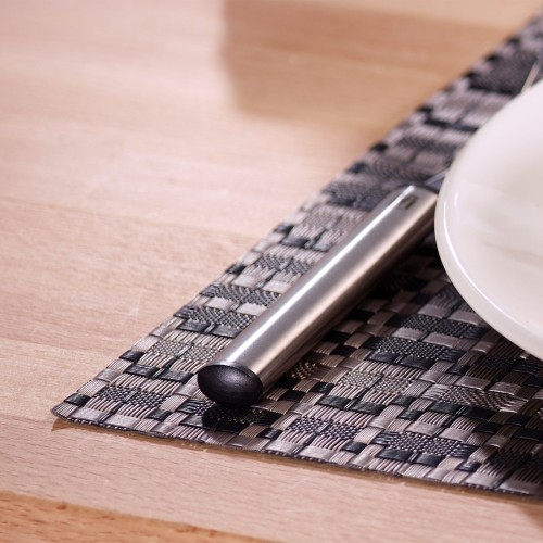 Westmark Tischset »Elegance«, 42 x 32 cm, anthrazit/silber