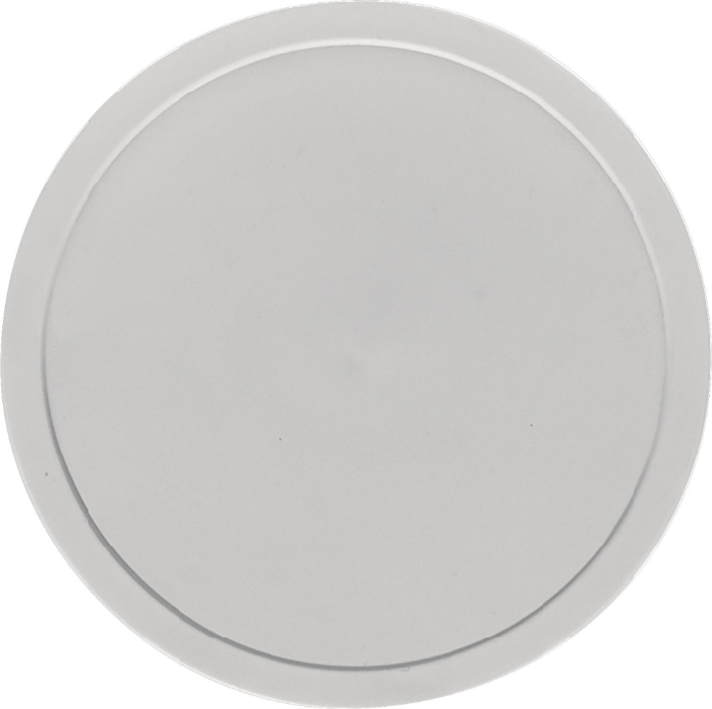 BAUSCHER kunststoffdeckel Deckel grau flach Ø 128 mm