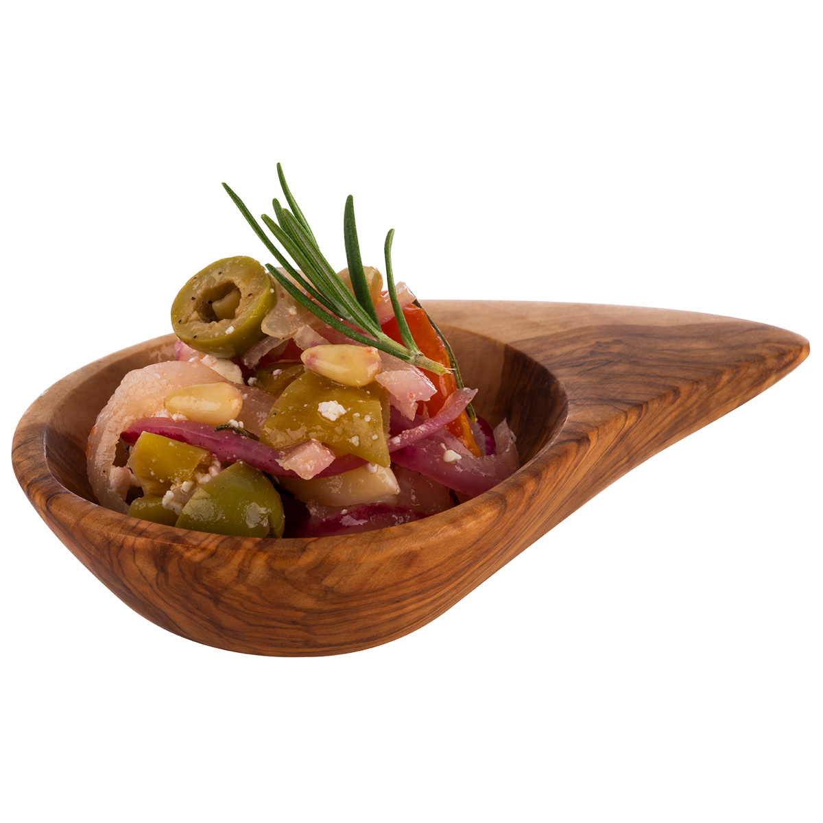 Schale, 2er Set -OLIVE-, 12,5 x 8 cm, H: 2,5 cm, Olivenholz, geölt, 0,05 Liter, Ø 6 cm Vertiefung, (Jedes Teil ist ein Unikat.)