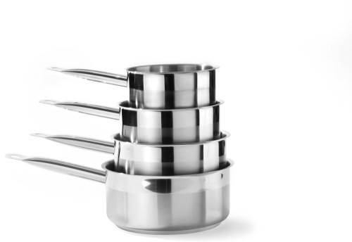 HENDI Stielkasserolle - ohne Deckel - Ø140x(H)70 mm - 1,2 Liter 0,7 mm Wandstärke