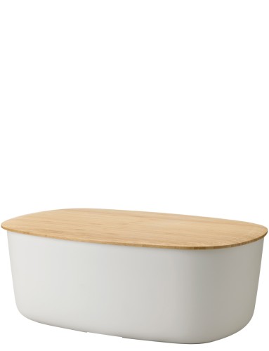 BOX-IT Brotkasten L 34.5 cm light grey - Maße: 34,5 x 22,5 x 13 cm - von Stelton