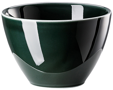 Mesh Colours Forest (Dunkelgrün) von Rosenthal, Zuckerdose von Rosenthal, Unterteil, aus Porzellan