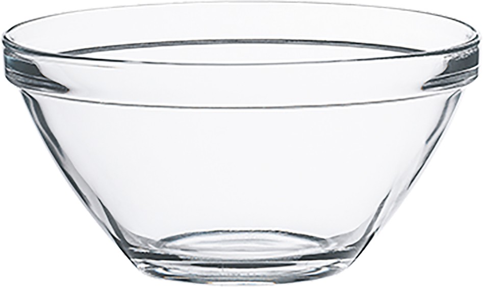 Pompei Stapelschale 12cm; 35cl Maße: 12 x 12 x 6 cm - Mat.: Glas gehärtet