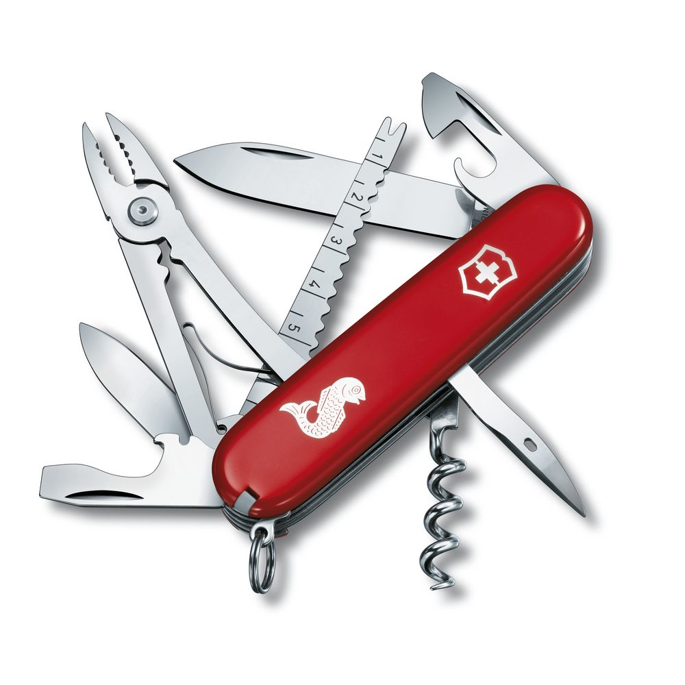 Victorinox OffiziersmesserAngler,rot (neu TP.2004)