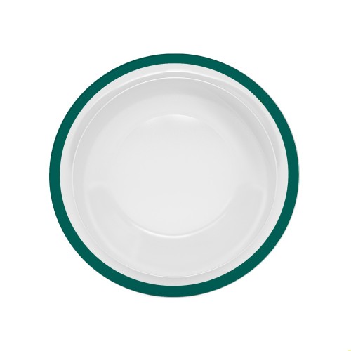 Ornamin Teller tief 505, Ø22cm Rand petrol