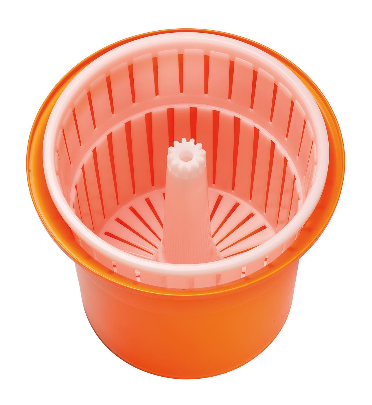 Bartscher Salatschleuder K1-12L |Lebensmittelecht: Ja | Maße: 32 x 32 x 44,0 cm.Gewicht: 2,2 kg