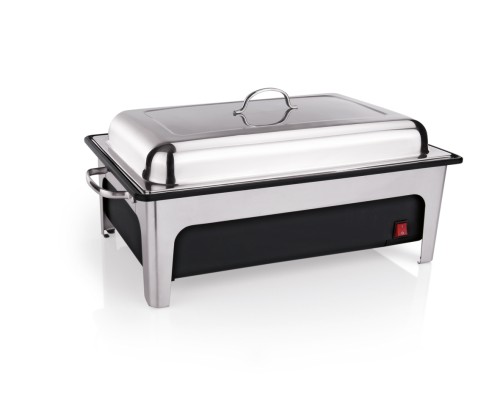 Elektro Chafing Dish. Kunststoff/Chromnickelstahl. mit Regelthermostat, GN Behälter 1/1 -