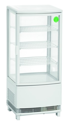 NEUMÄRKER Kühlvitrine 86 Liter weiß 425 x 435 x 980 mm