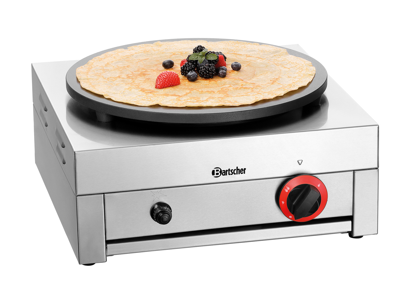 Bartscher Crêpe-Backgerät 1CP400G |Temperaturbereich von: 150 °C | Maße: 45 x 50 x25,0 cm. Gewicht: 17 kg