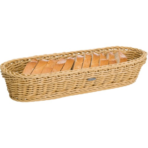 Westmark Baguettekorb oval, 40 x 16 x 8 cm, hellbeige