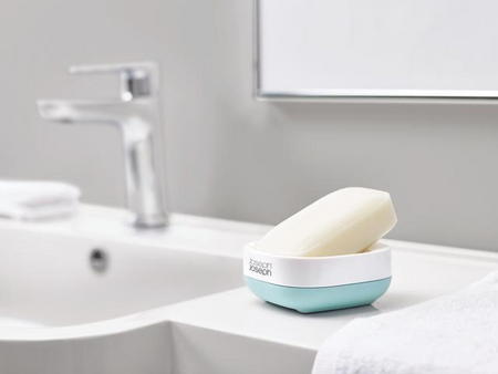 Joseph Joseph Slim - Kompakte Seifenschale - weiß/blau
