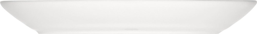 Bauscher Platte oval COME4TABLE, mit steile Fahne, 360 x 260 mm, Höhe: 48, uni weiss