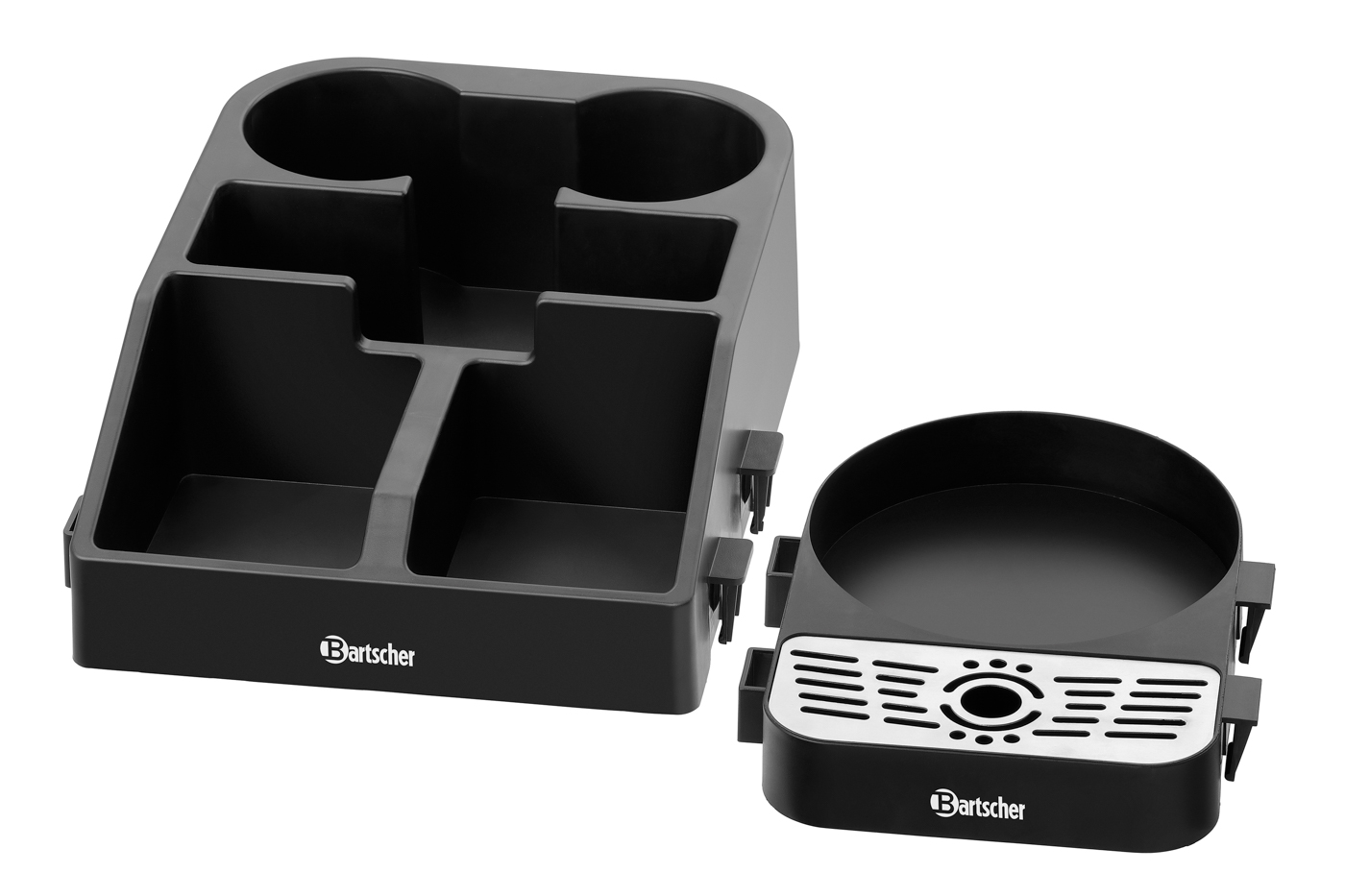 Bartscher Kaffeestation Z50 | Farbe: Schwarz |Maße: 26,8 x 33,5 x 10,0 cm. Gewicht: 1 kg