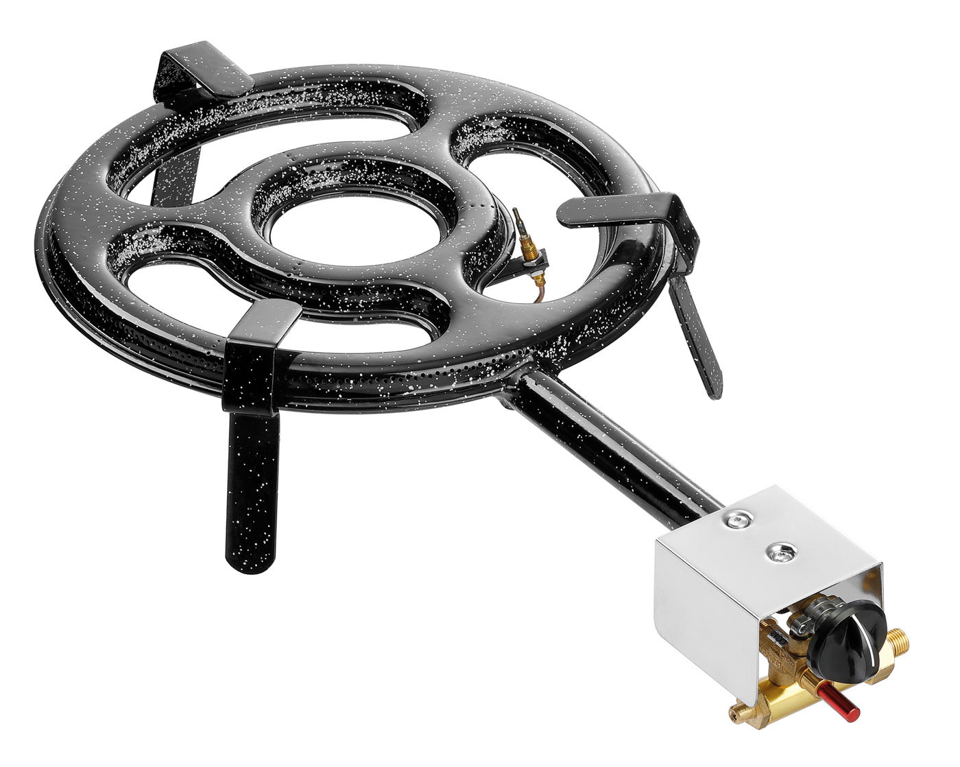 Bartscher Paella Gasbrenner 2K300 | Heizkreiseseparat regelbar: Nein | Maße: 33 x 60,5 x 13,5cm. Gewicht: 1,7 kg