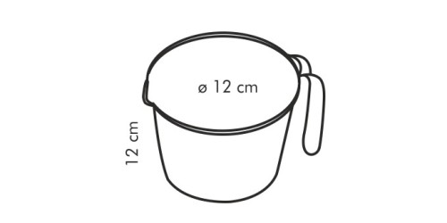 Messbecher mit Aufgießer DELÍCIA 1.0 l