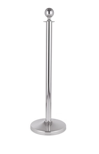 Abgrenzungspfosten, Serie CLASSIC ECO. Kugel. Edelstahl.