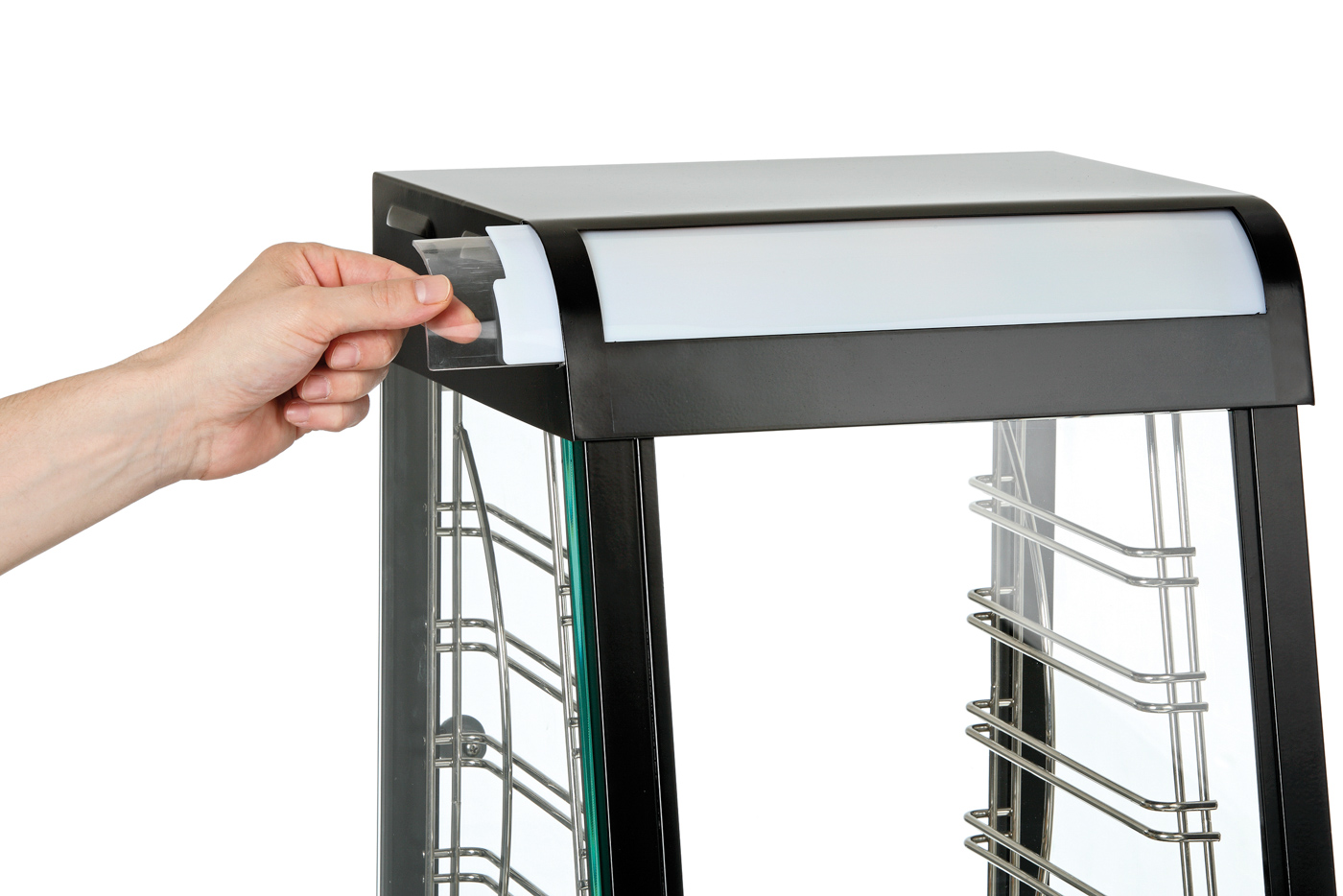 Bartscher Heiße Theke Bartscher DeliCompact |Sicherheitsglas: Ja | Maße: 39 x 44,5 x 66,5 cm.Gewicht: 24,4 kg