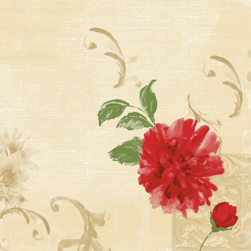 DUNI Zelltuchservietten 40 x 40 cm, 1/4 Falz, Marit, 3-lagig