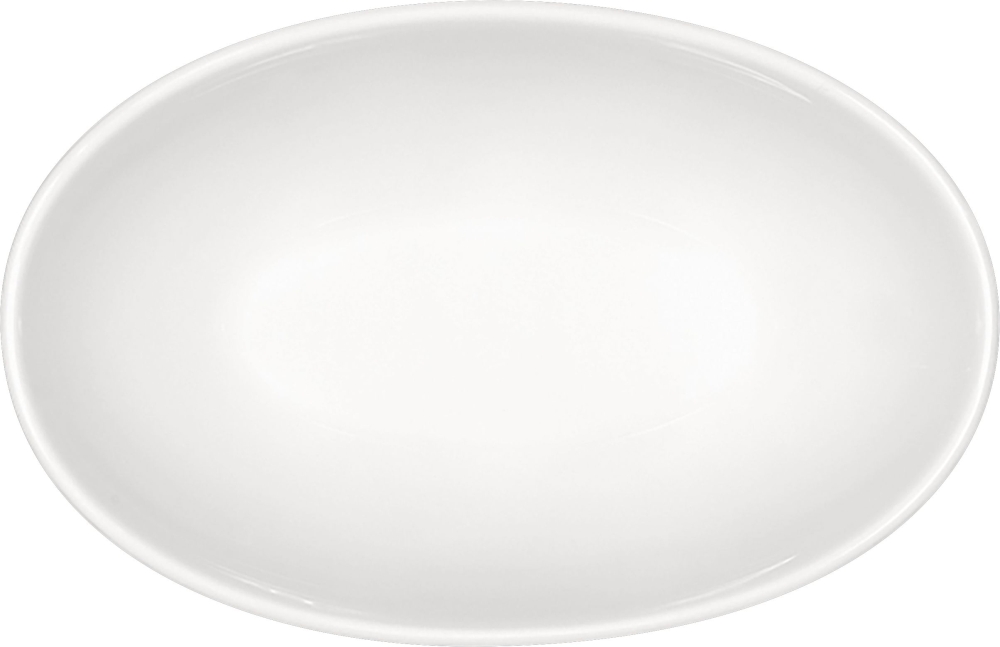 Bauscher Schale Oval COME4TABLE, 200 x 132 mm, Inhalt: 0,80 ltr., Höhe: 74 mm, uni weiss