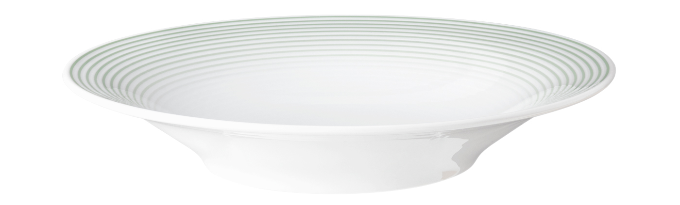 Seltmann Salatteller 19 cm, Form: Blues, Dekor: 57720 Salbeigrün