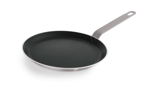 Crepes Pfanne. Aluminium. mit PTFE Antihaftbeschichtung, plangedrehtem Boden und