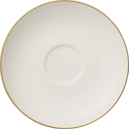 Villeroy & Boch Untertasse, 15 cm Durchmesser, Serie Anmut Gold