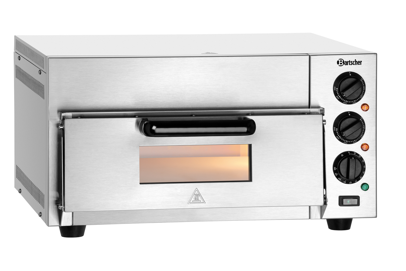 Bartscher Pizzaofen ST415 | Spannung: 230 V |Maße: 56,5 x 58,5 x 26,5 cm. Gewicht: 20,5 kg