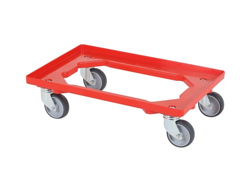 SARO Transportroller 600X400 rot Modell TRR rot Made in Europe - Material: schlagfester, lebensmittelechter ABS Kunstoff - Ideal für das