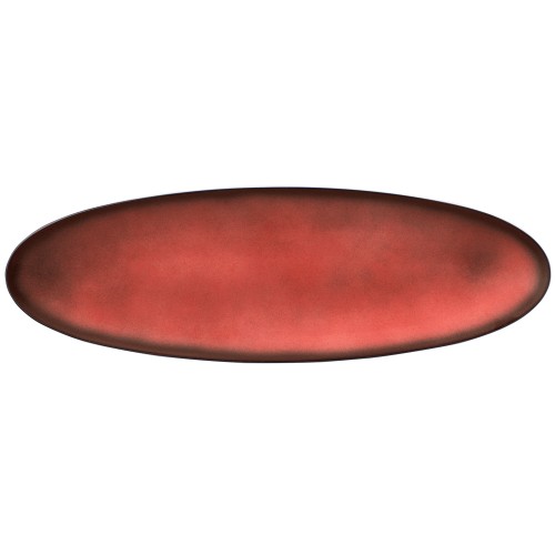 Seltmann Coupplatte 44x14 cm M5379, oval, Form: Coup Fine Dining, Dekor: 57126 ziegel4, hohe Kantenschlagfestigkeit, Made in Germany