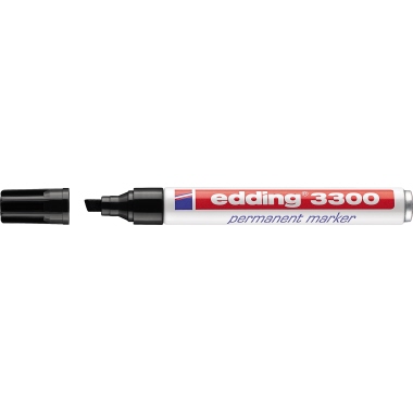 edding Permanentmarker 3300 1-5mm schwarz Keilspitze nachfüllbar