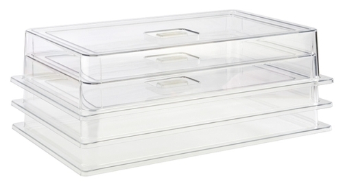 GN 1/1 Abdeckhaube 53 x 32,5 cm, H: 9,5 cm Polycarbonat, stapelbar