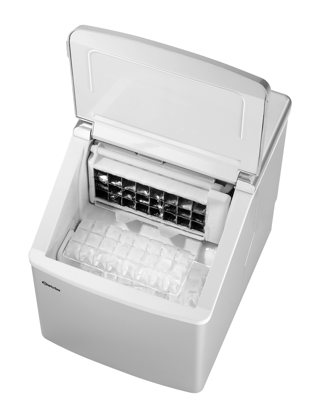Bartscher Eiswürfelbereiter W150 |Füllstandssensor: Ja | Maße: 28 x 38 x 34,5 cm.Gewicht: 10,4 kg