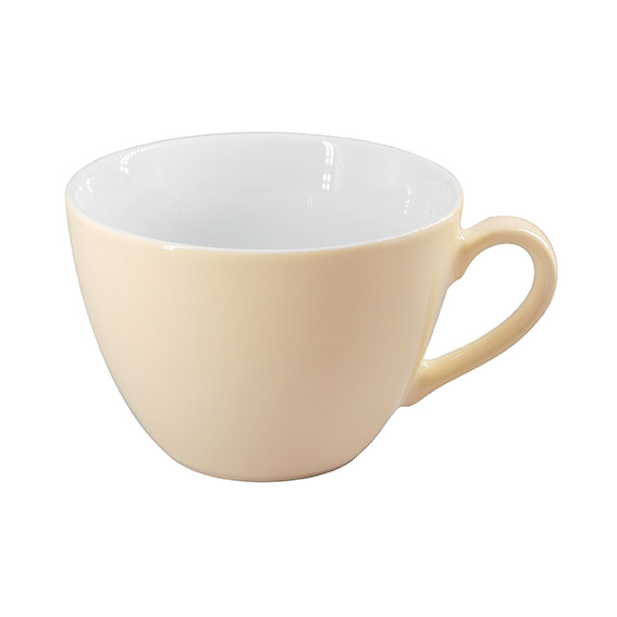 Obertasse 0,45 l - Form: Table Selection - Dekor, 68568 beige - aus Porzellan. Hersteller:, Eschenbach. "Made in Germany".