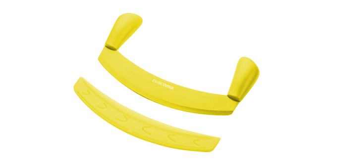 Antihaftbeschichtetes Wiegemesser PRESTO TONE 25 cm , gelb Kunststoff, rostfreier Edelstahl, Antihaftbeschichtung Spülmaschinenfest