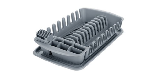 Abtropfgestell mit Auffangschale CLEAN KIT, grau