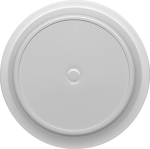 Bauscher Cloche, grau, sehr hoch, 208 mm Durchmesser, aus Kunststoff