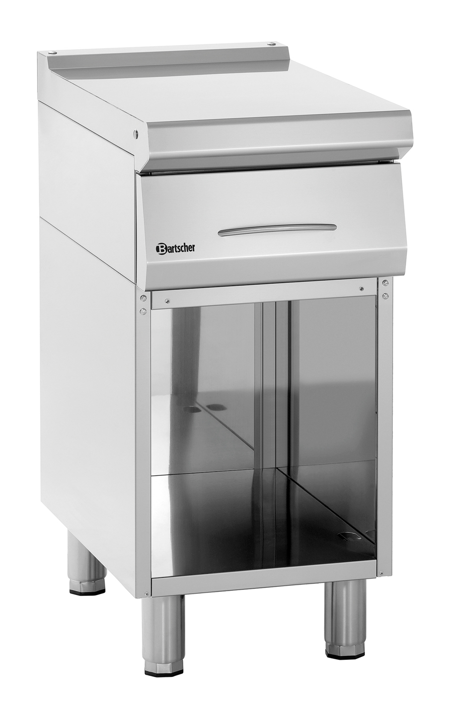 Bartscher Arbeitselement 700, B400, UO | Füße höhenverstellbar: Ja | Maße: 40 x 70 x 850 cm. Gewicht: 32,6 kg