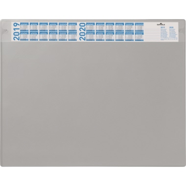 DURABLE Schreibunterlage 65 x 52 cm (B x H) mit Folienauflage PVC grau
