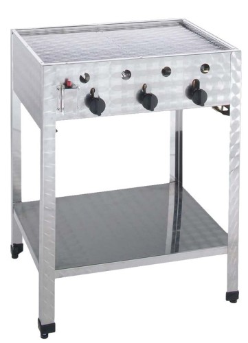 NEUMÄRKER Gas-Kombi-Standbräter - 3 Brenner nur für Propan-/Butangas 650x530x830 mm