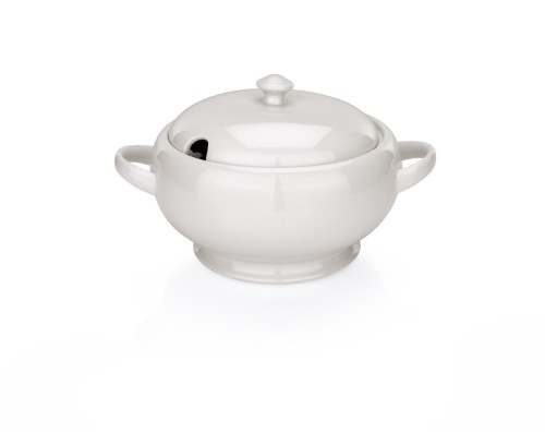 Terrine . mit Deckel. Porzellan.