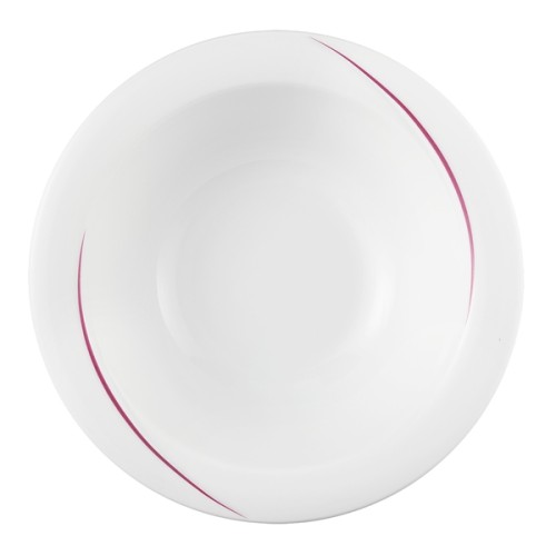 Seltmann Salats rund 18 cm, Form: Laguna, Dekor: 34622 bordeaux Flanken