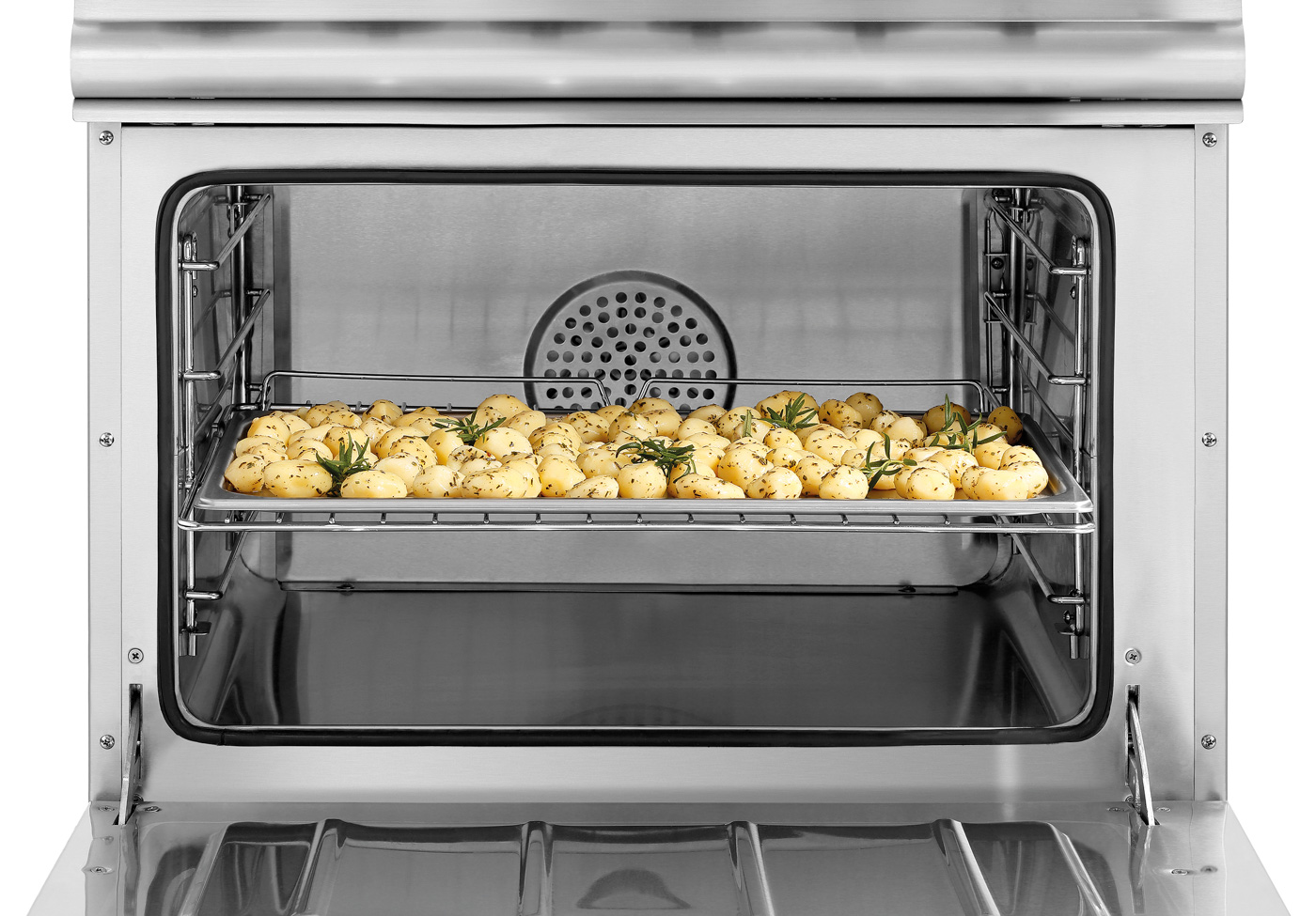 Bartscher Gasherd GHU 4110 | Inklusive: 2Backbleche ,1 Rost | Maße: 70 x 70 x 85,0 cm.Gewicht: 100,8 kg