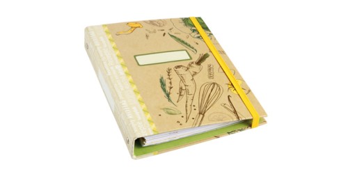 Notizbuch für Familienrezepte DELÍCIA