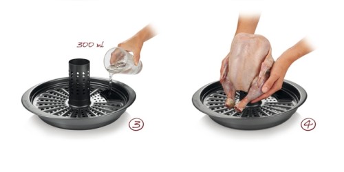 Bräter für Hähnchen und Beilage DELÍCIA ø 33 cm