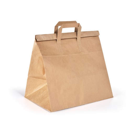 Duni Take-Away-Tasche 32 x 21 x 34 cm Braun, 250 Stk/Krt (1 x 250 Stk)