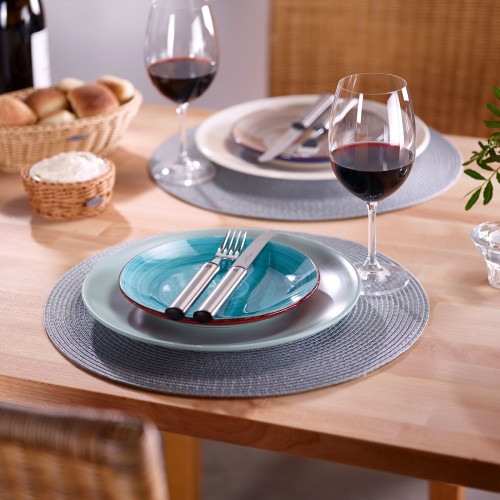 Westmark Tischset »Circle«, rund Ø 38 cm, grau