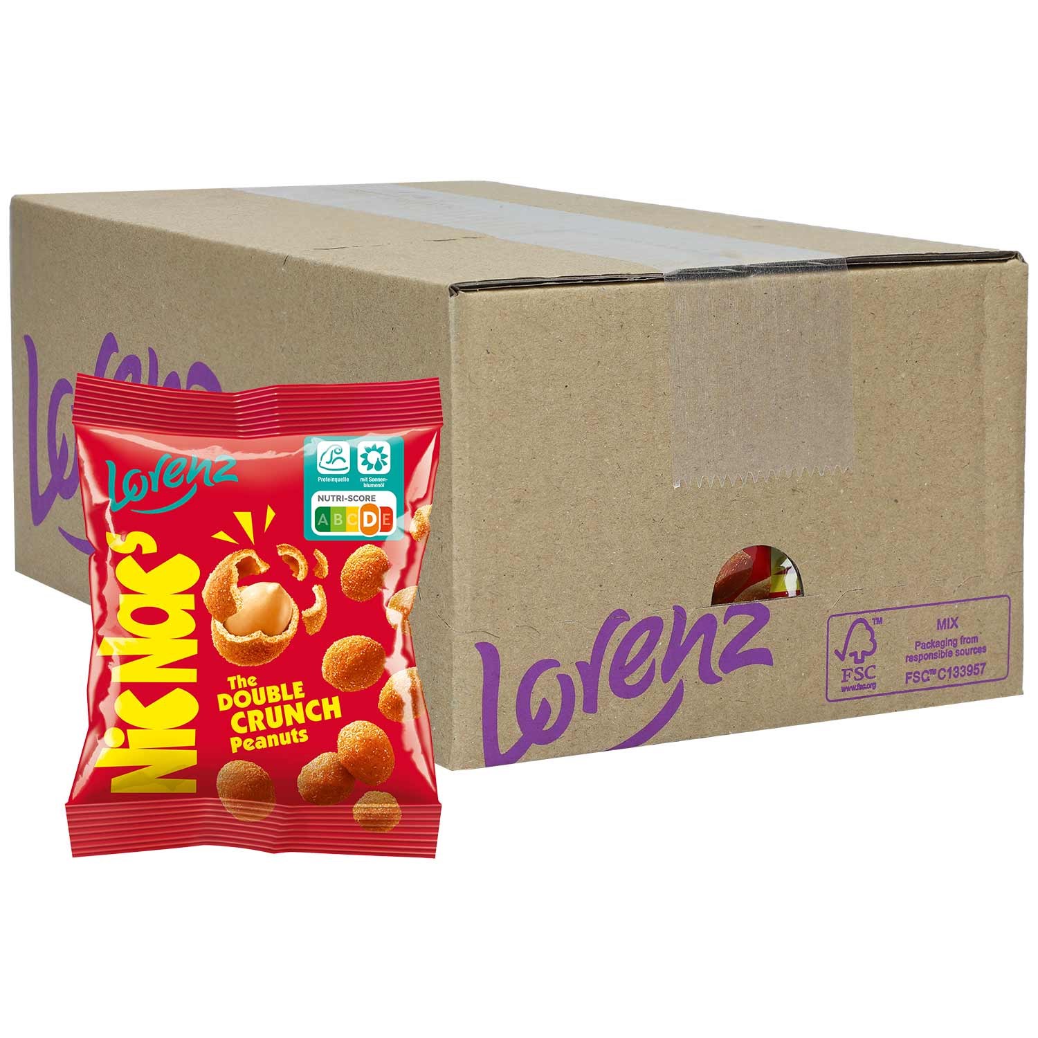 Lorenz Nic Nac's Erdnüsse in Teighülle 110G