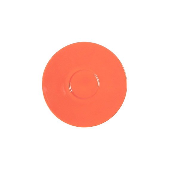 Untertasse 16 cm - Form: Table Selection - Dekor, 79935 koralle - aus Porzellan. Hersteller:, Eschenbach. "Made in Germany".