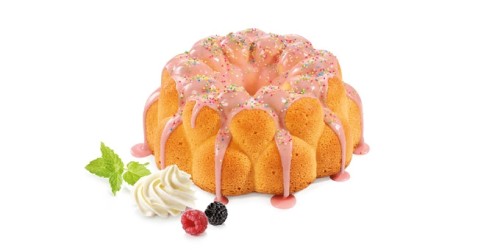 Hoher Gugelhupf DELÍCIA SiliconPRIME ø 24 cm, Himbeere